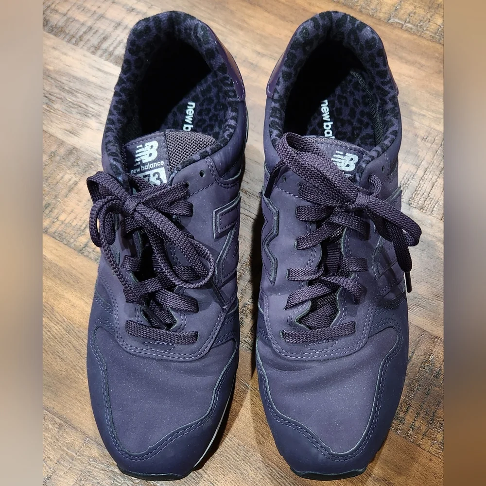 New Balance Women's 373 Sneakers Purple Leopard Sz 9.5 - Picture 2 of 10